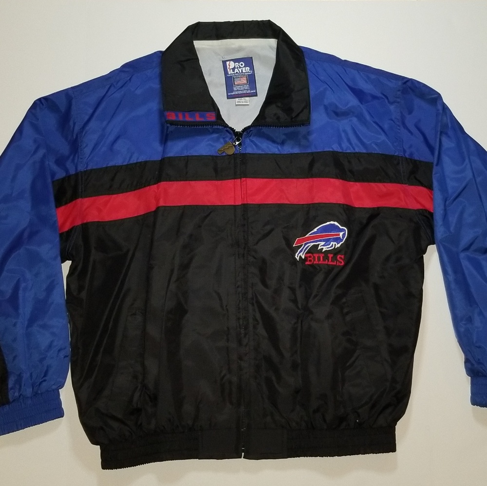 Vintage 90s Pro Player Buffalo Bills Windbreaker